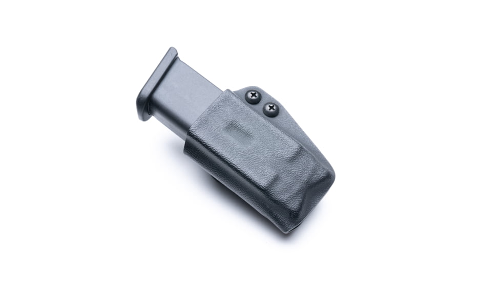 Crucial Concealment Covert Mag Kydex Pouch, Multi-fit SIG SAUER P365, Springfield Armory Hellcat, Black, 1039