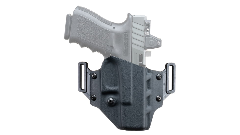 Crucial Concealment Covert OWB Kydex Holster, Springfield Armory Hellcat, Right Hand, Black, 1135