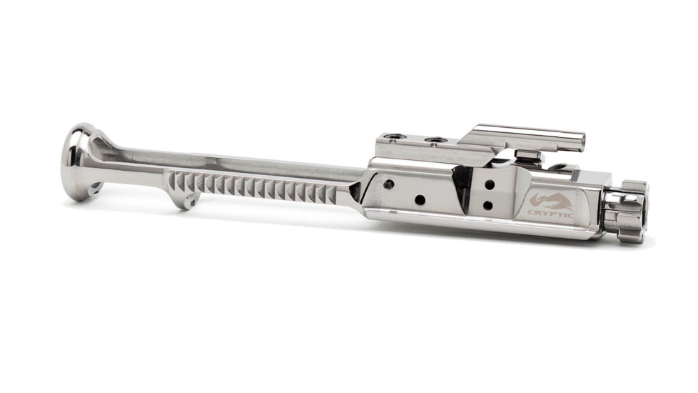 Cryptic .223 / 5.56 / .300 AAC Blackout Low Mass Steel Bolt Carrier Group, Mystic Silver, CC-LMS-0103