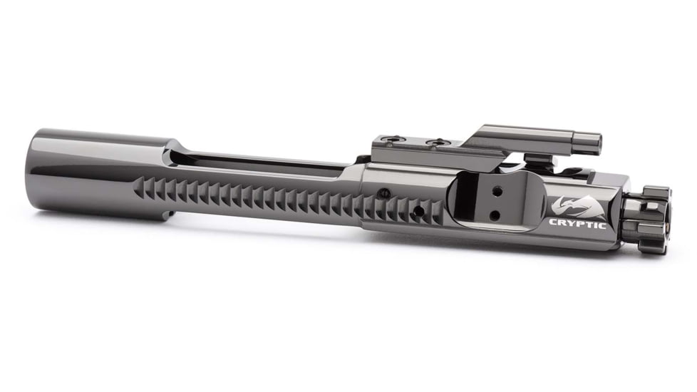 Cryptic Bolt Carrier Group - Complete, .223/5.56/.300 AAC Blackout, Right Hand, Mystic Black, CC-0100