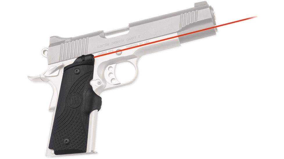 Crimson Trace Full Size 1911 Masters Series G10- Black, Black LG-919