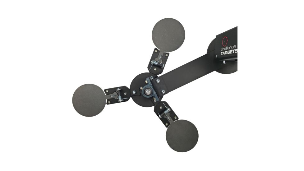 Challenge Targets Propeller Texas Star with 8 Plates, Black CT-PROPELLER-R8