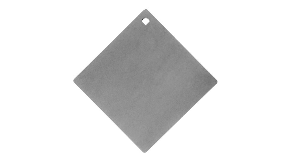 CTS Targets 10x10in Square Pistol Target, Steel, 1/4in Thick, NSN N CTS-PS-10-008