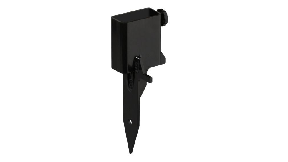 CTS Targets 2x4 Spike Base, Black, 5.25in L x 5.5in W x 12.75H, NSN N CTS-SBS-030