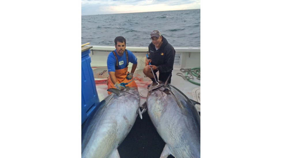 Cuda 6in Titanium Bonded Curved Boning Knive, Titanium Bonded Blade, Non-Slip Cuda Scale Pattern, 18833