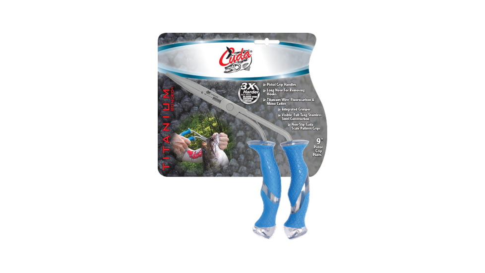 Cuda 9 Ti Bonded SS FW Pistol Grip Plier 18096