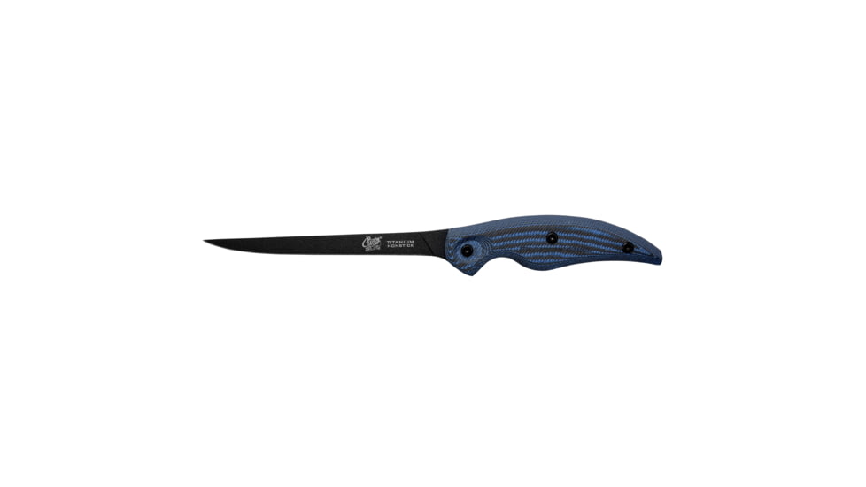 Cuda Knives Cuda 6 in Professional Fillet Fixed Blade Knife, 6in, Standard Edge, Black, 18125
