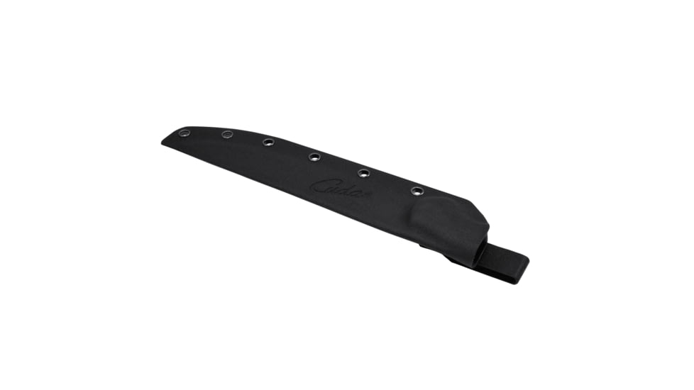 Cuda Knives Cuda 7 in Wide Fillet Fixed Blade Knife, 7in, Standard Edge, Black, 18126