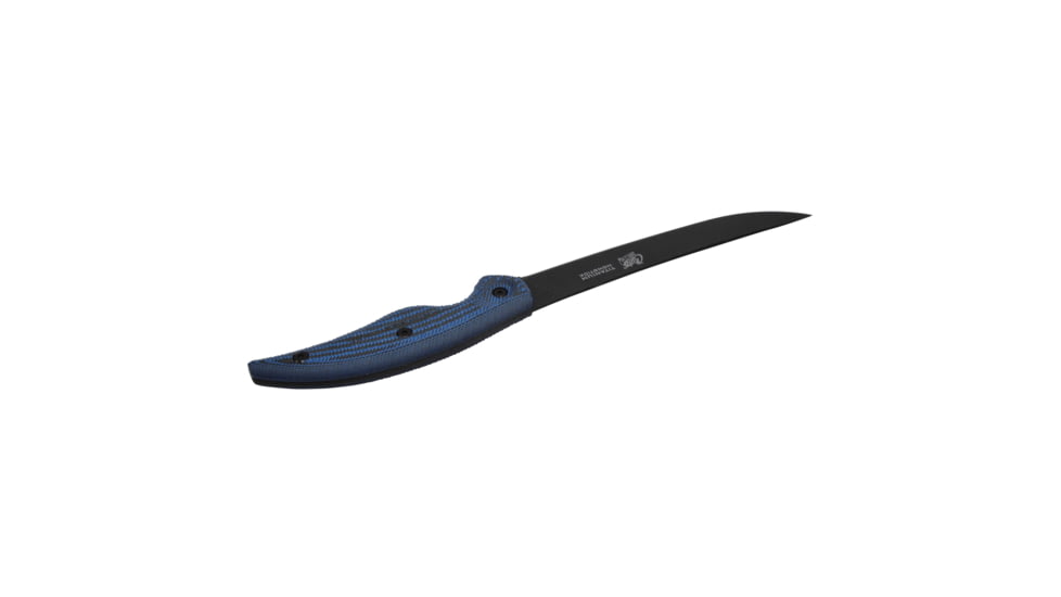 Cuda Knives Cuda 7 in Wide Fillet Fixed Blade Knife, 7in, Standard Edge, Black, 18126