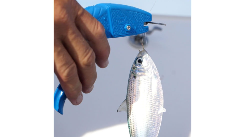 Cuda Knives Cuda Bait Dehooker Knife, 8 overall, Blue ABS handle, 18399