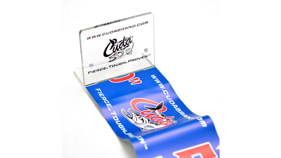 Cuda Knives Cuda Fish Measure, 120in X 2.75in, Water-Resistant, Tear-Resistant Construction, Foldable For Easy Storage, Secure End For Accurate Fish Measuring, 18135