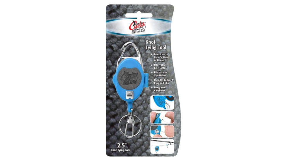Cuda Knot Tying Tool, Blue, 4in, 23079