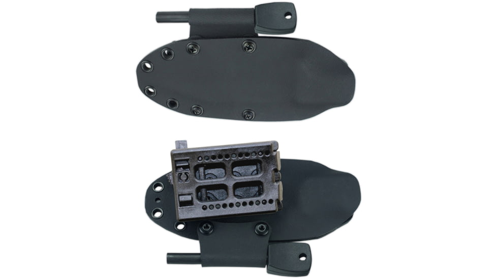 Cudeman 124 Quality Fixed Blade Knife, 12 cm, Bohler N-695, White Micarta w/ Red Liners, 124-BK