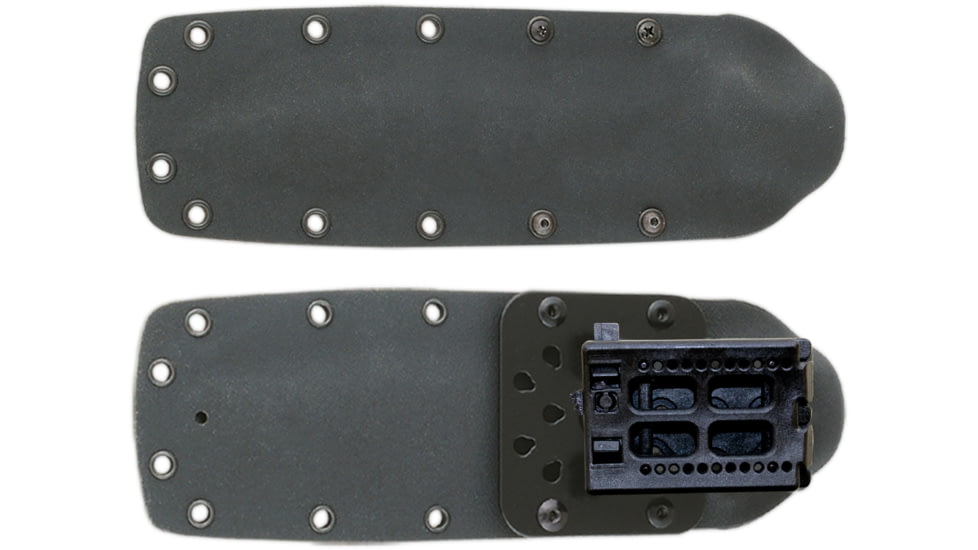 Cudeman 126 Quality Fixed Blade Knife, 16 cm, Molybdenum Vanadium, White Micarta w/ Red Liners, 126-BK