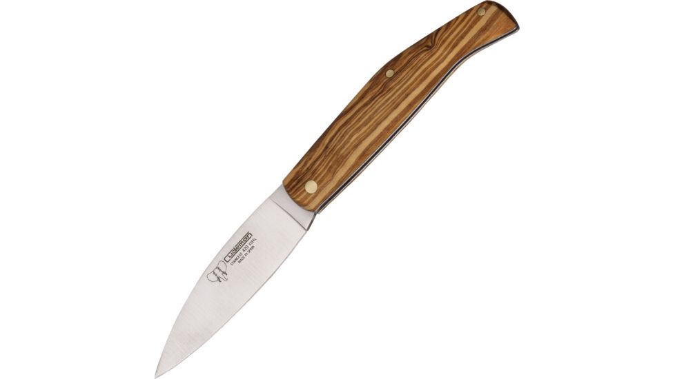 Cudeman Medium Olive Wood Folder Knife CUD444L