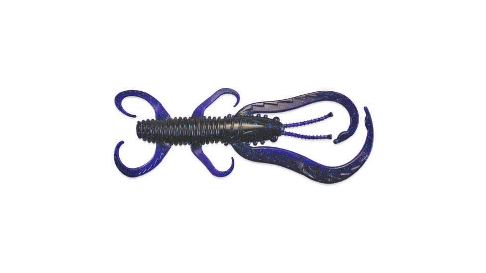 Culprit Flutter Craw, 4in, 8 Pack, June Bug, FC408-48