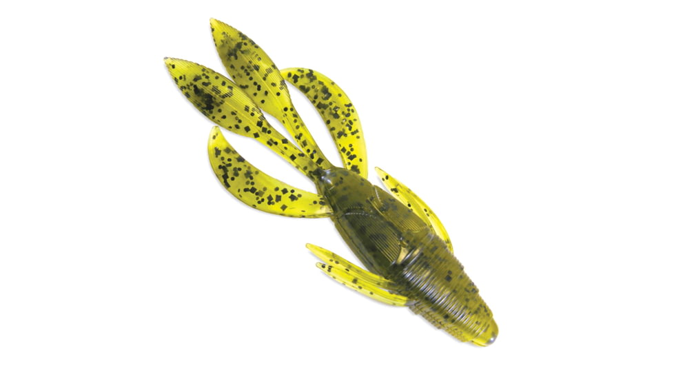 Culprit Flutter Craw, 4in, 6 Pack, Watermelon Pepper, IB406-55