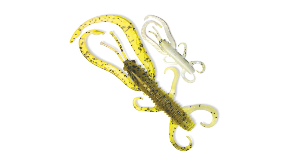 Culprit Flutter Craw, 4in, 8 Pack, Molting Craw, FC408-236