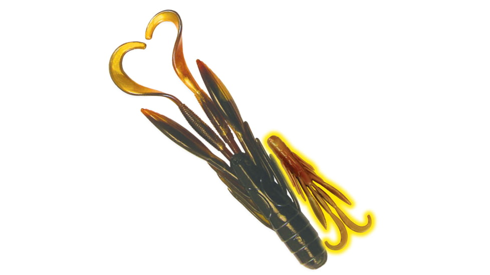 Culprit Incredi-Craw, 4 in, 6 Pack, Crawdad, IC406-07