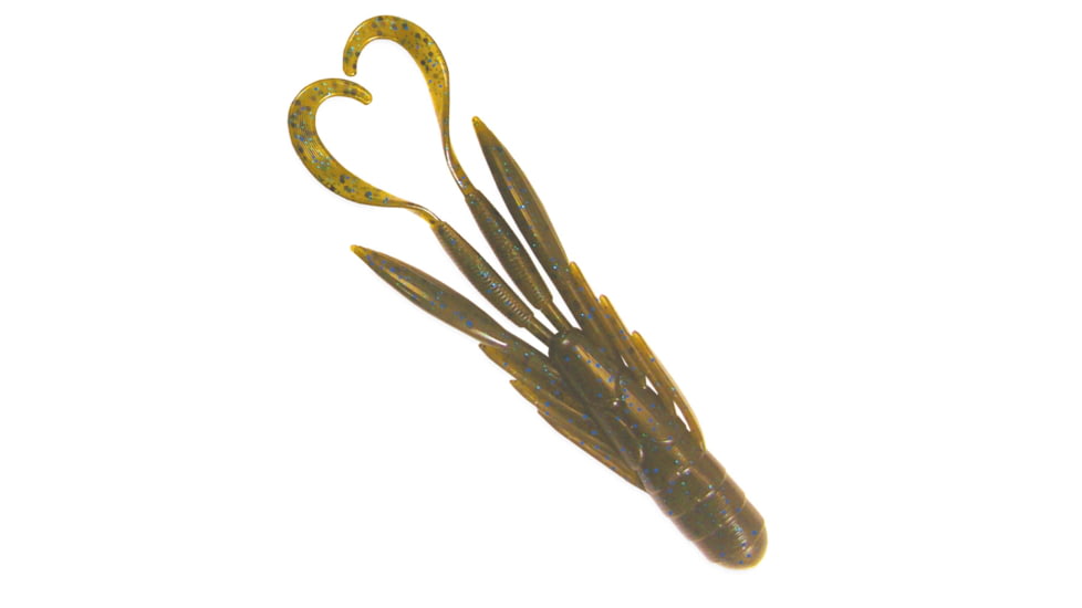 Culprit Incredi-Craw, 4 in, 6 Pack, Grn Pmpkn Blue Flake, IC406-70