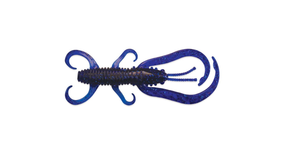 Culprit Incredi-Craw, 4 in, 6 Pack, Sapphire Blue, IC406-168