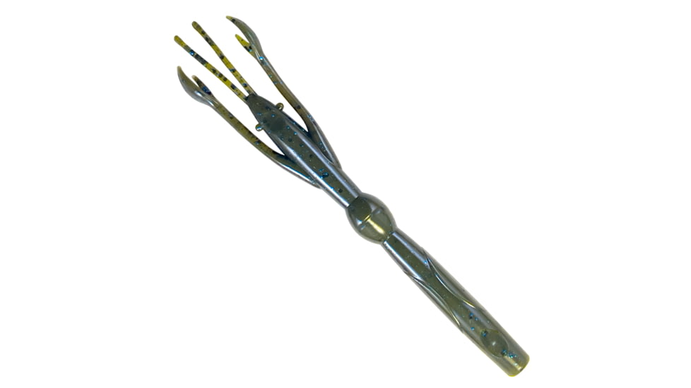 Culprit Shakin 4.5 in Neko Craw, Green Pumpkin Blue Flake, NC412-70