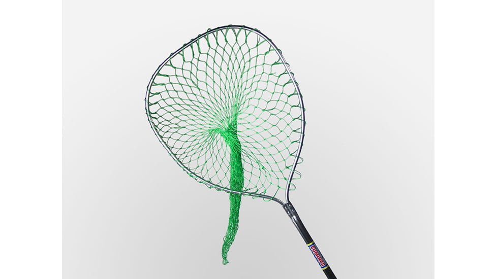Cumings O Ct. Handle Promotional Boat Net, 18in O Ct. Handle, Pear Shaped Net, 23in Deep, 14in X 17in, IL-26-P-18