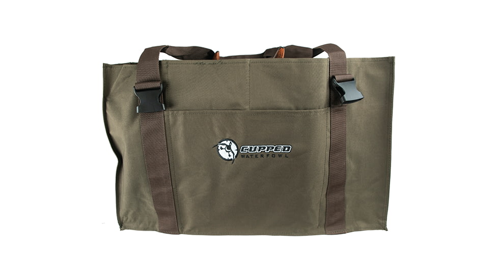 Cupped Waterfowl Outdoors 12 Slot Duck Bag, Green, CU8017