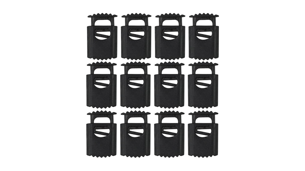 Cupped Waterfowl Outdoors Decoy Line Adjusters, Black, CU8222