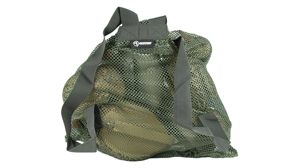 Cupped Waterfowl Outdoors Large Mesh Decoy Bag, Green, CU8147