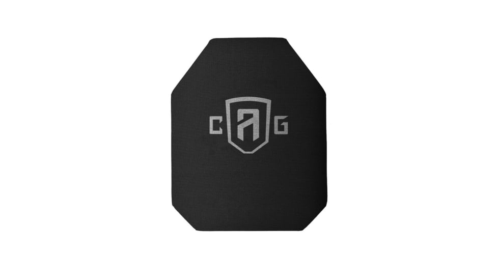 Custom Armor Group 3s9 NIJ 0101.06 Level III+ Stand Alone Armor Plate, Shooters Cut, 10in x 12in, 3s9-SC-10X12