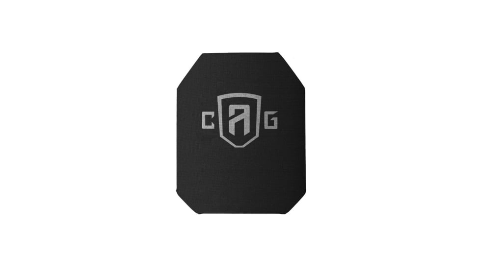 Custom Armor Group 3s9 NIJ 0101.06 Level III+ Stand Alone Armor Plate, Shooters Cut, 8in x 10in, 3s9-SC-8X10