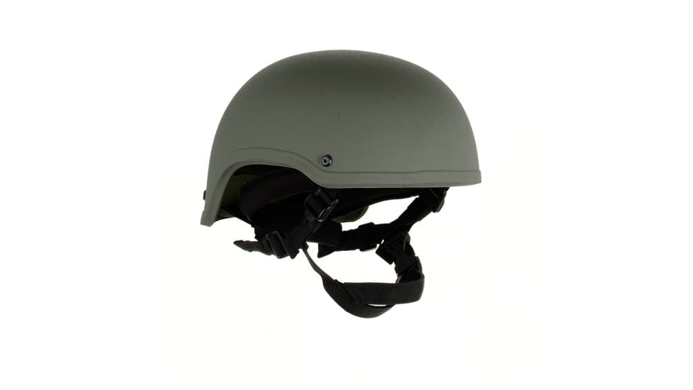 Custom Armor Group 501 High Cut Fully Loaded Level IIIA Advanced Combat Helmet, Foliage Green, Small, CAG-501-HC-FL-SM-FG