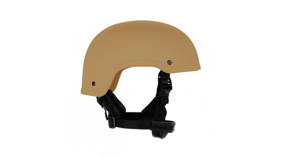 Custom Armor Group 501 High Cut Level IIIA Advanced Combat Helmet, Coyote Tan, Extra Large, CAG-501-HC-XL-CT