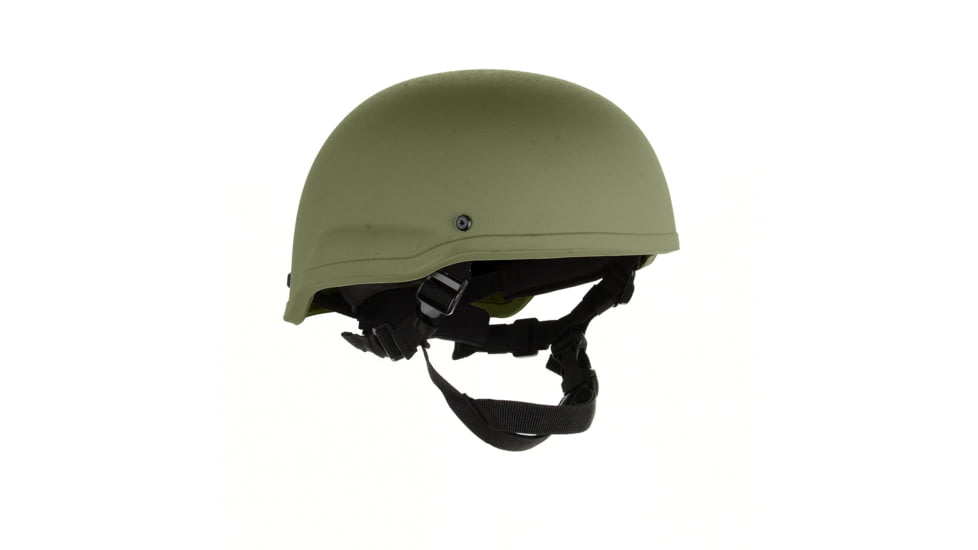 Custom Armor Group 501 Mid Cut Fully Loaded Level IIIA Advanced Combat Helmet, Ranger Green, Large, CAG-501-MC-FL-LG-RG
