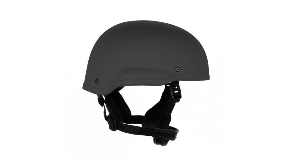 Custom Armor Group 501 Mid Cut Level IIIA Advanced Combat Helmet, Black, Medium, CAG-501-MC-MD-BK