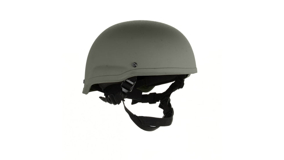 Custom Armor Group 501 Mid Cut Level IIIA Advanced Combat Helmet, Foliage Green, Small, CAG-501-MC-SM-FG