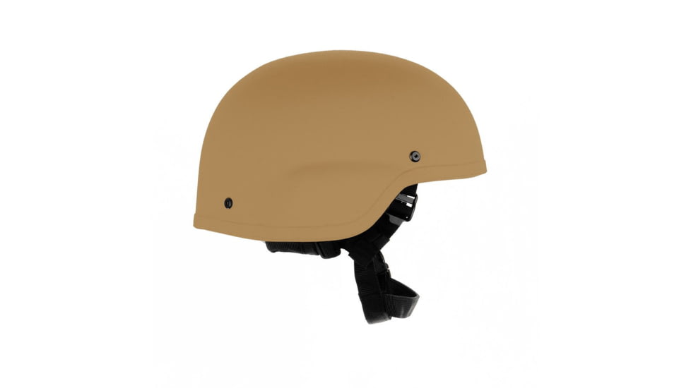 Custom Armor Group 501 Standard Cut Fully Loaded Level IIIA Advanced Combat Helmet, Coyote Tan, Large, CAG-501-SC-FL-LG-CT