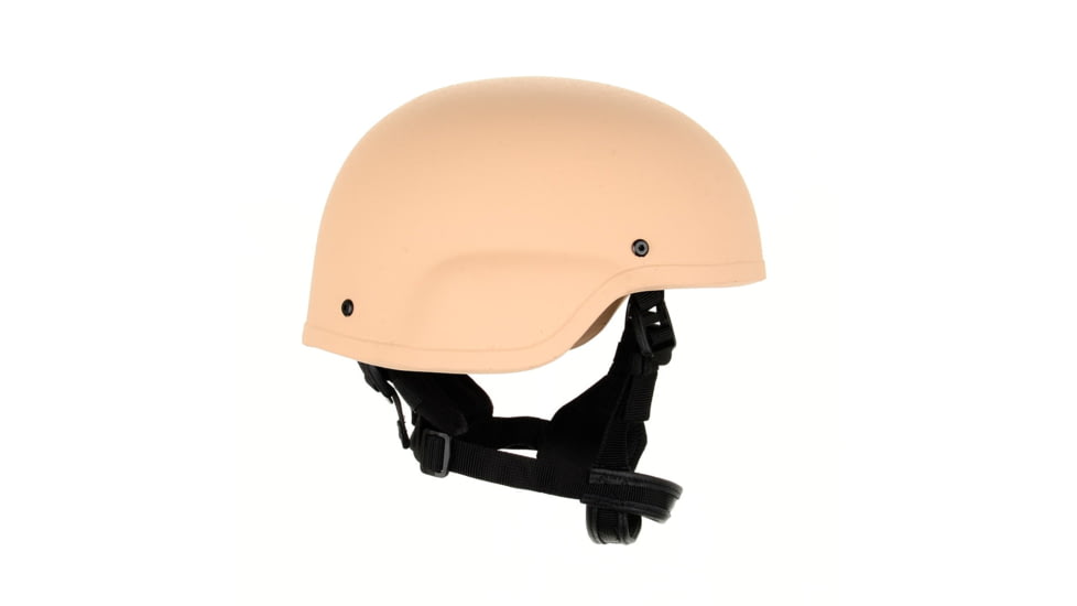 Custom Armor Group 501 Standard Cut Fully Loaded Level IIIA Advanced Combat Helmet, Desert Tan, Large, CAG-501-SC-FL-LG-DT