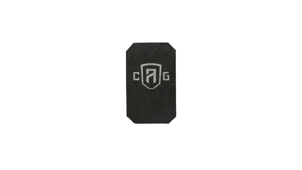 Custom Armor Group AR500 Rhino Coated Level III Stand Alone Steel Armor Plate, 5in x 8in, AR500-5X8
