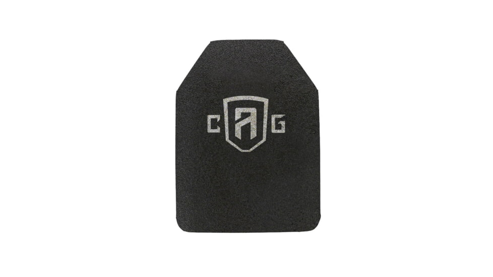 Custom Armor Group AR500 Rhino Coated Level III Stand Alone Steel Armor Plate, 8.75in x 11.75in, AR500-SAPI-S