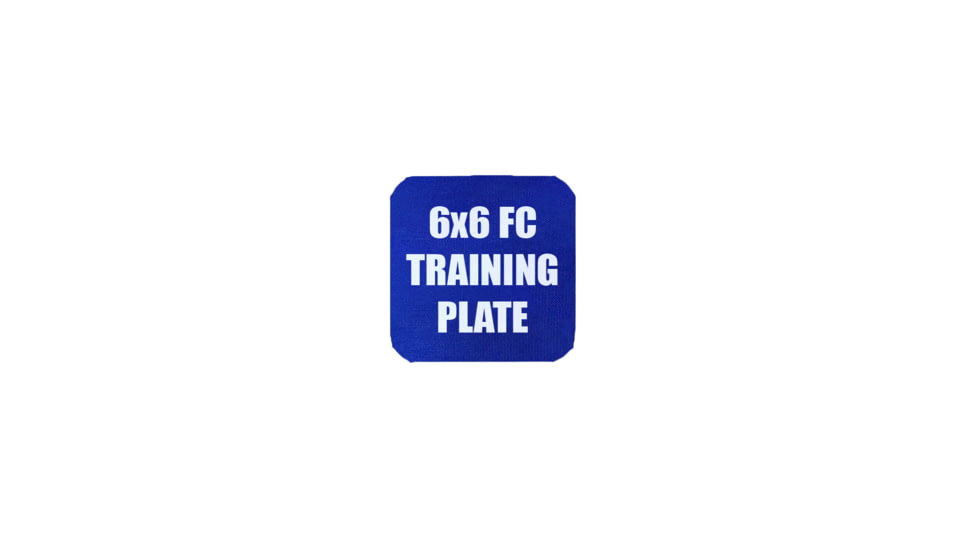 Custom Armor Group Non Ballistic Blue Marked SAPI Training Plate, 6in x 6in, GTP-SC-FC-66-NY