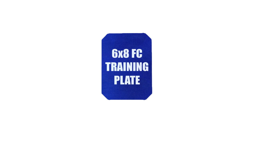Custom Armor Group Non Ballistic Blue Marked SAPI Training Plate, 6in x 8in, GTP-SC-FC-68-NY