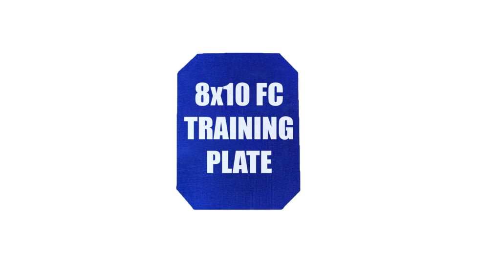 Custom Armor Group Non Ballistic Blue Marked SAPI Training Plate, Full Cut, 8in x 10in, GTP-SC-FC-810-NY