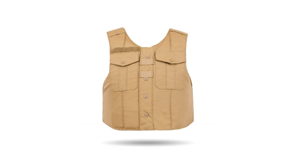 Custom Armor Group Zipper Front MOLLE Uniform Shirt, Level IIIA Carrier, Model CLCIIIA Ballistics, Black/Coyote/Navy/Dark Navy/Ranger Green/Wolf Grey, Small-5XL, CAG-USC-Z-M-CLC