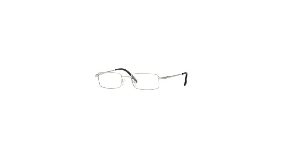 Cutter &amp; Buck CB Highland SECB HIGH00 Single Vision Prescription Eyewear - Silver/black SECB HIGH005240 SV