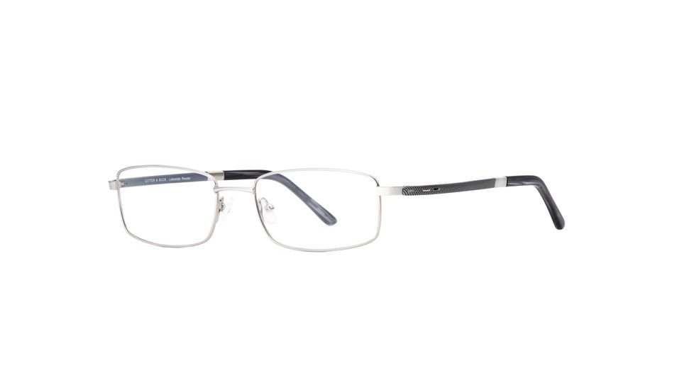 Cutter &amp; Buck CB Lakeside SECB LAKE00 Eyeglass Frames - Pewter SECB LAKE005745 SV
