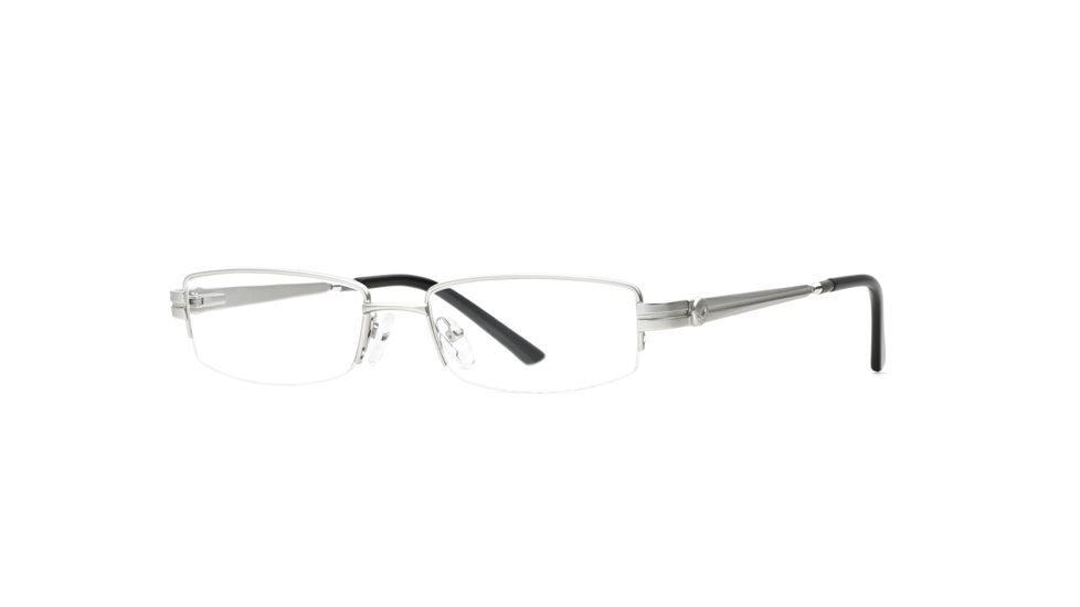 Cutter &amp; Buck Las Colinas SECB LASC00 Eyeglass Frames - Matte Silver SECB LASC005440 SV
