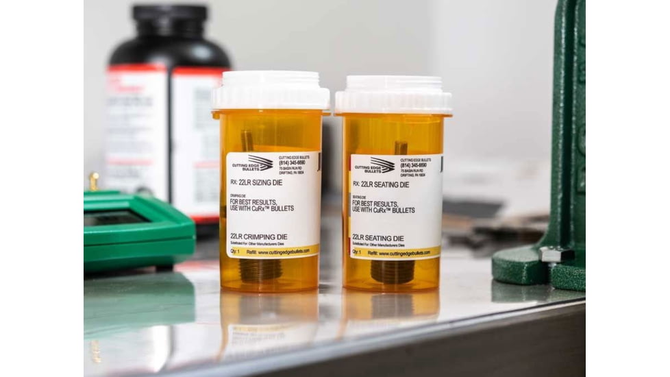 Cutting Edge Bullets CuRx Rifle Bullets, .22 Long Rifle, Dies, 22LR Die Set