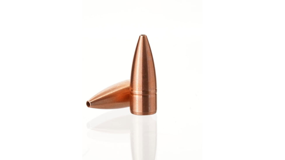 Cutting Edge Bullets Flat Base Match Tactical Hunting .224 Caliber 40 Grain Solid Copper Hollow Point Rifle Bullets, 50 Rounds, FBH 224 40
